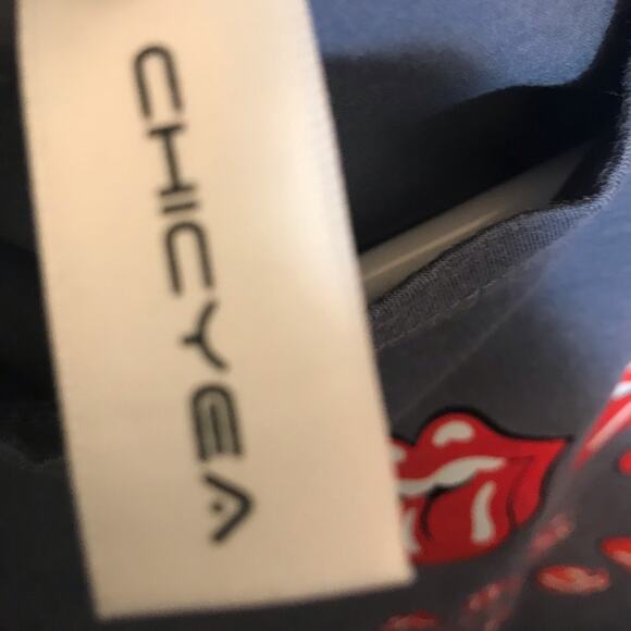 CHICYEA NOVELTY T-SHIRT Men's M Black Short Sleeved - Picture 3 of 6